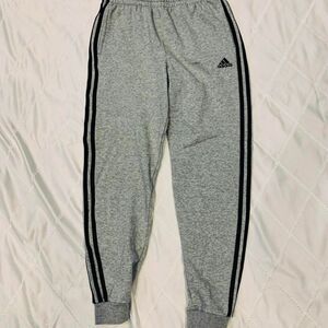 Adidas Black and Grey Joggers-tracksuits